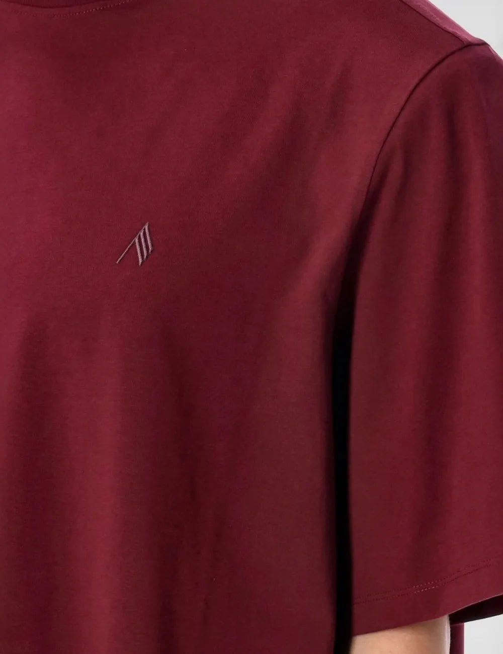 THE ATTICO BURGUNDY T-SHIRT