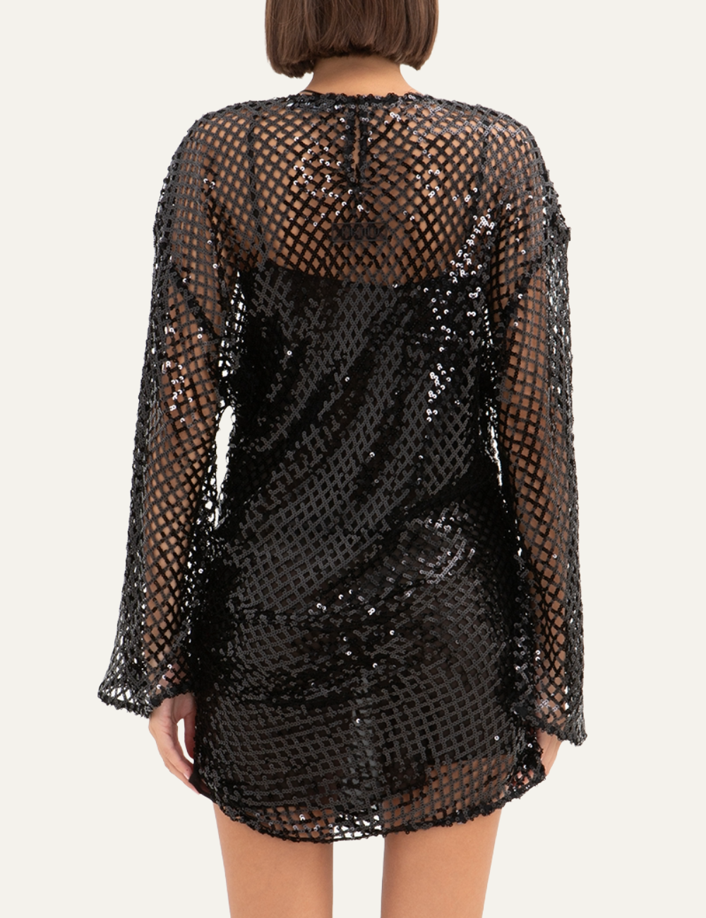 THE ATTICO MINI DRESS WITH SEQUINS