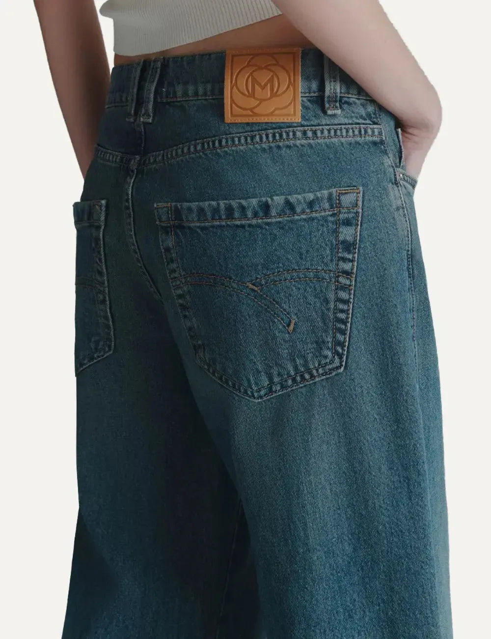 MARELLA WLEG PRUSSIAN BLUE