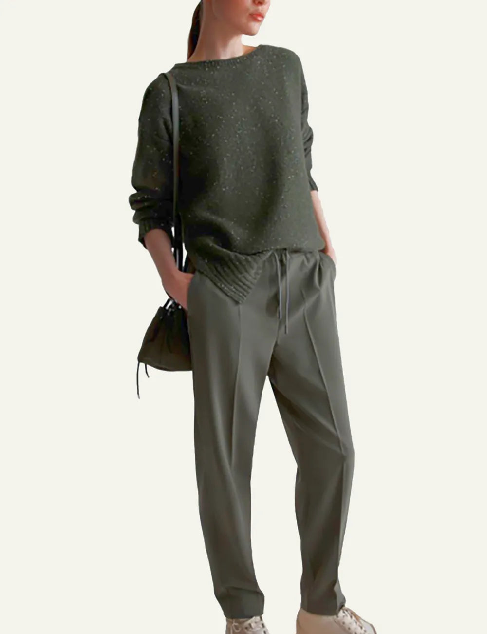 MARELLA ECCELSO OLIVE PLAIN