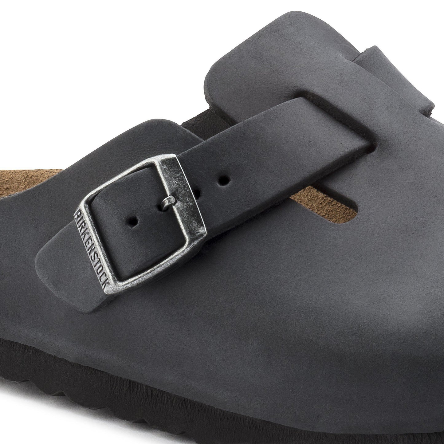 BIRKENSTOCK LEATHER BOSTON BLACK