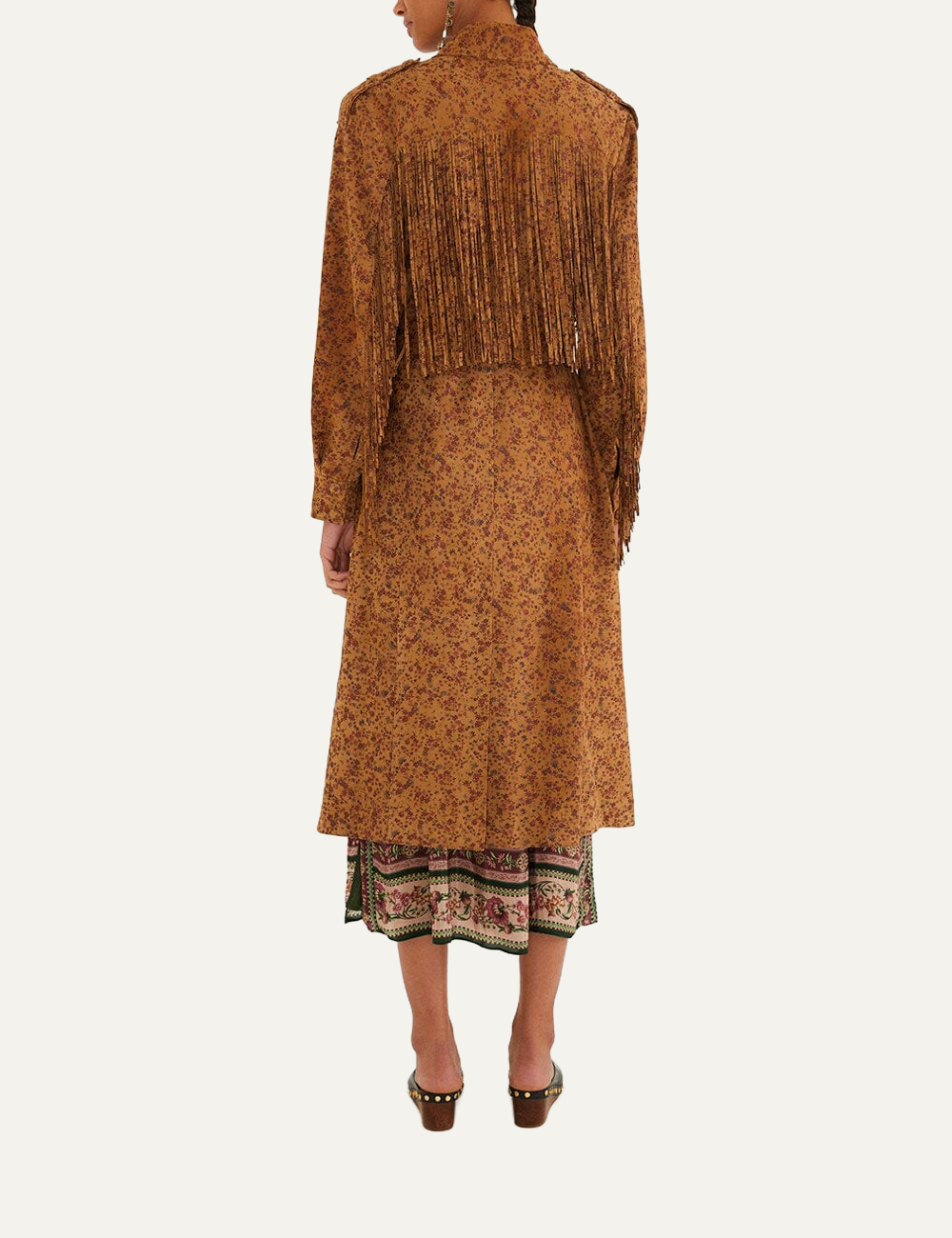 FARM RIO LIBERTY LEATHER TRENCH COAT