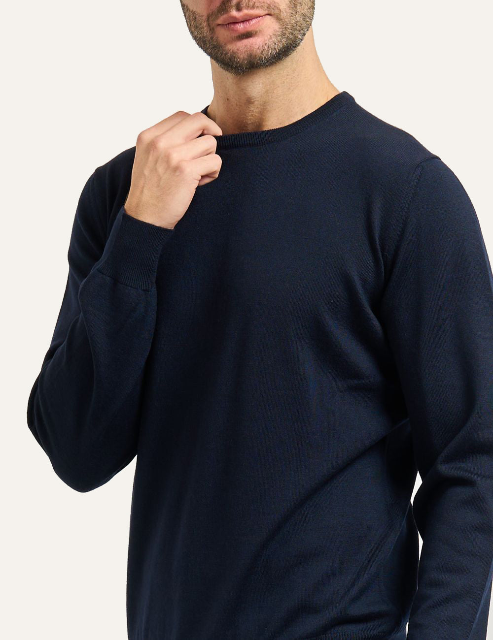 GRAN SASSO CREW PULLOVER BLUE