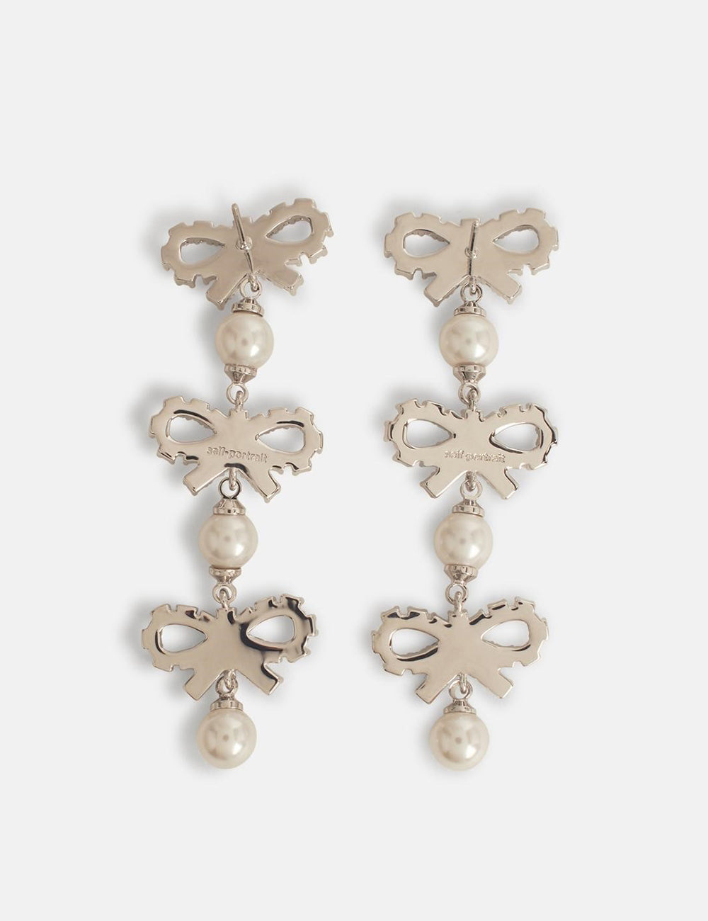 SELF-PORTRAIT TIERED EARRINGS