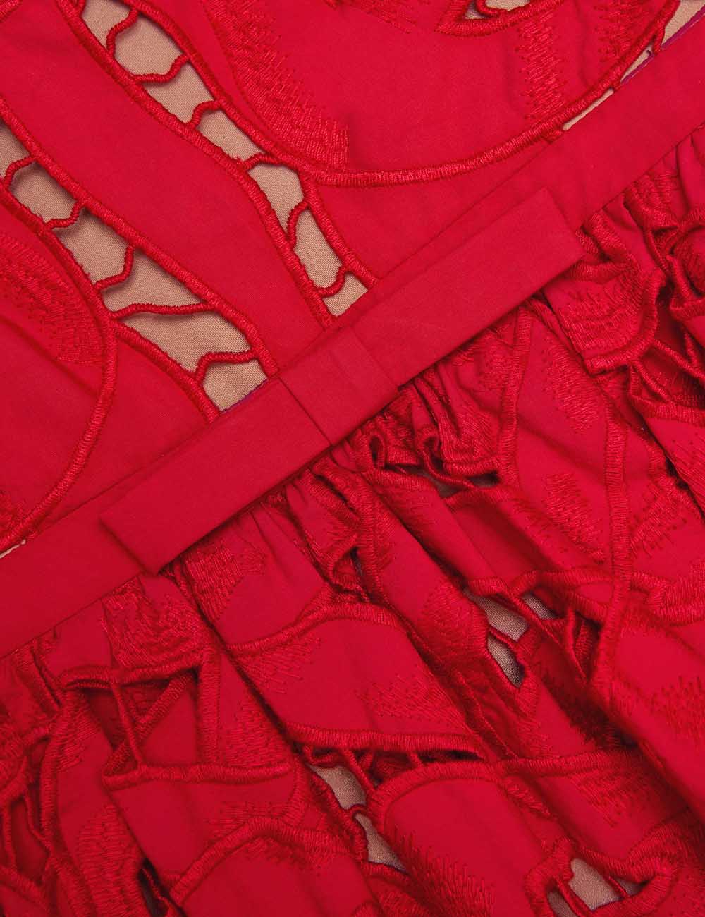 SELF-PORTRAIT MIDI DRESS