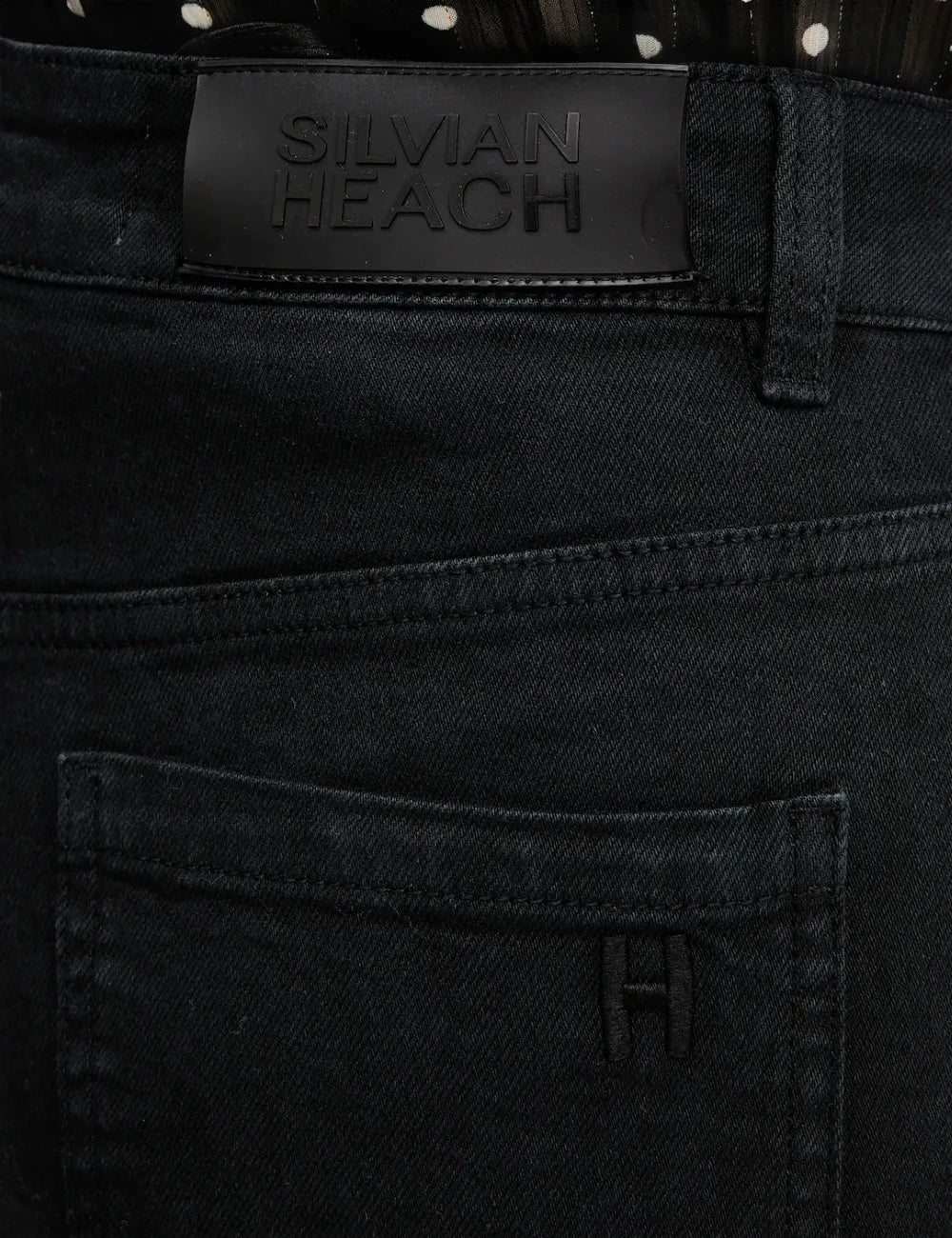 SILVIAN HEACH JEANS VALUR DENIM BLACK