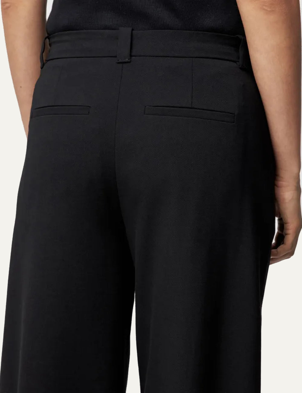 DRYKORN UNPACK TROUSERS IN TECHNO TWIL BLACK