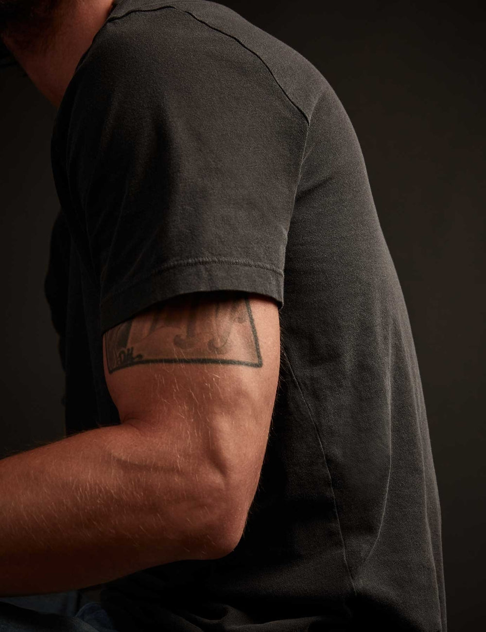 JAMES PERSE S/S CREW NECK CARBON