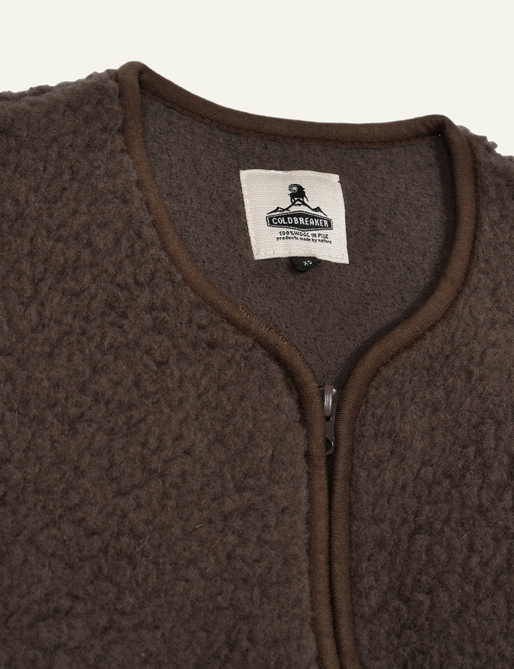 COLDBREAKER PEPITCO VEST CHOCO MARTINI