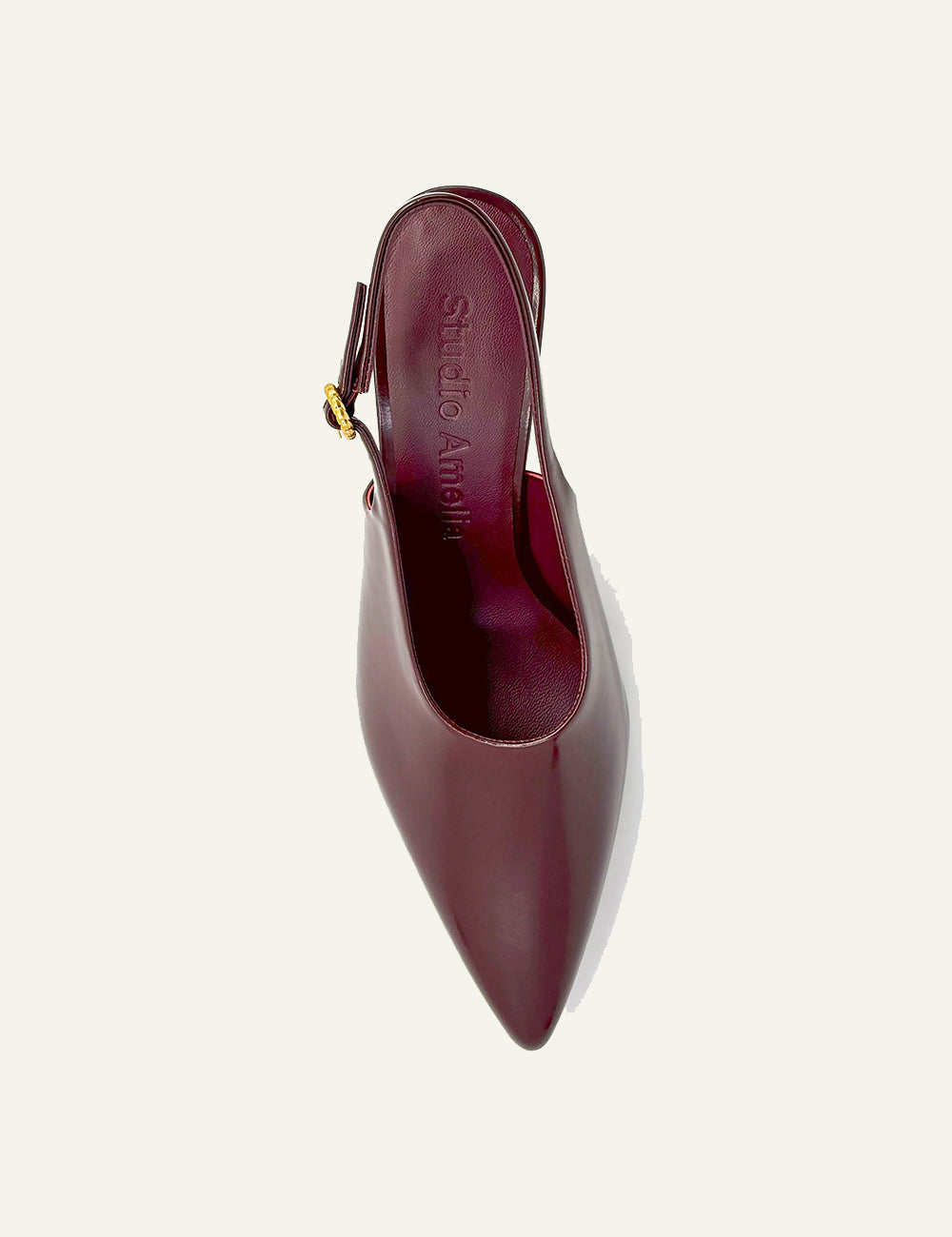 STUDIO AMELIA HALO 90 HEEL BURGUBDY