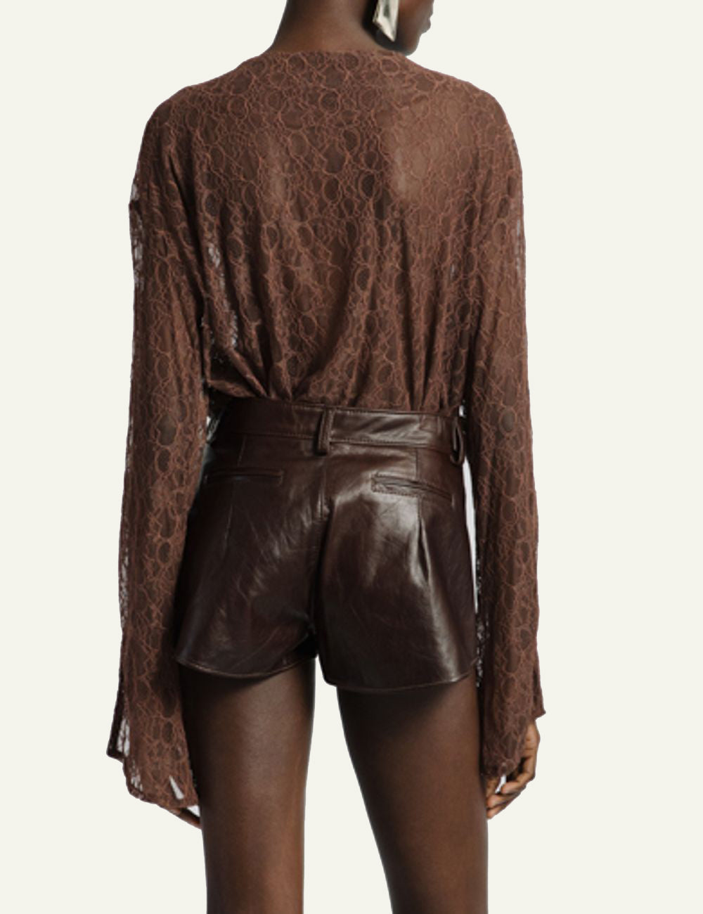 STUDIO 83 LACE SHIRT CAFE