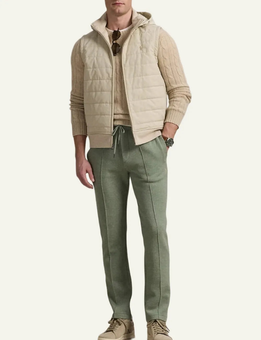 POLO RALPH LAUREN VEST LIGHT BEIGE