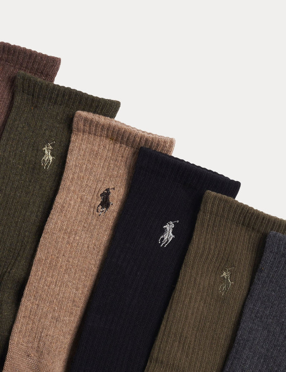 POLO RALPH LAUREN CREW SOCK 6 PACK