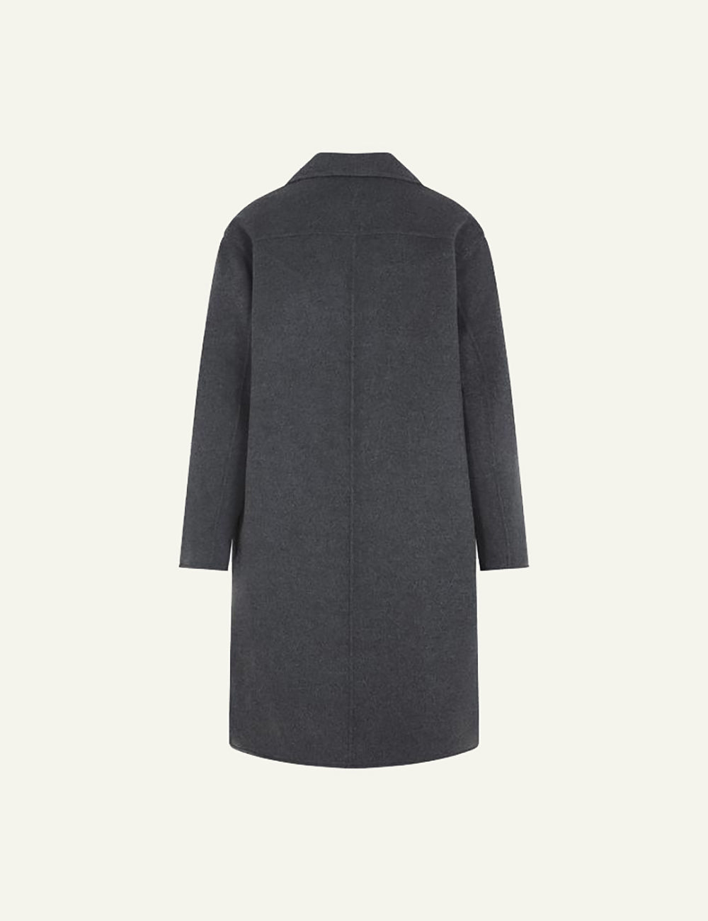 AMI CAR WOOL BELTEDS COAT