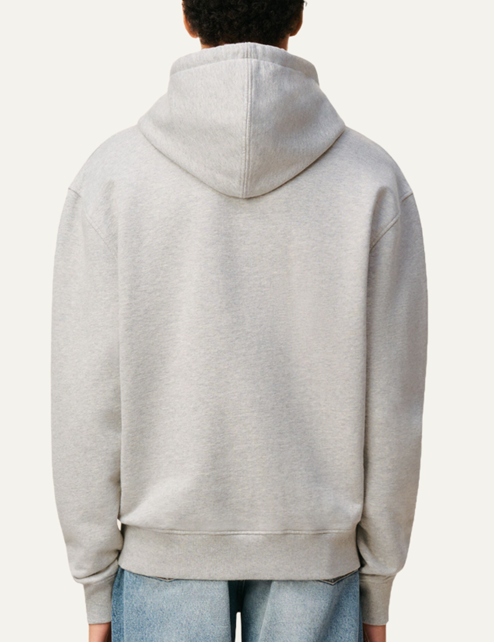 AMI AMI DE COEUR HOODIE HEATHER ASH GREY