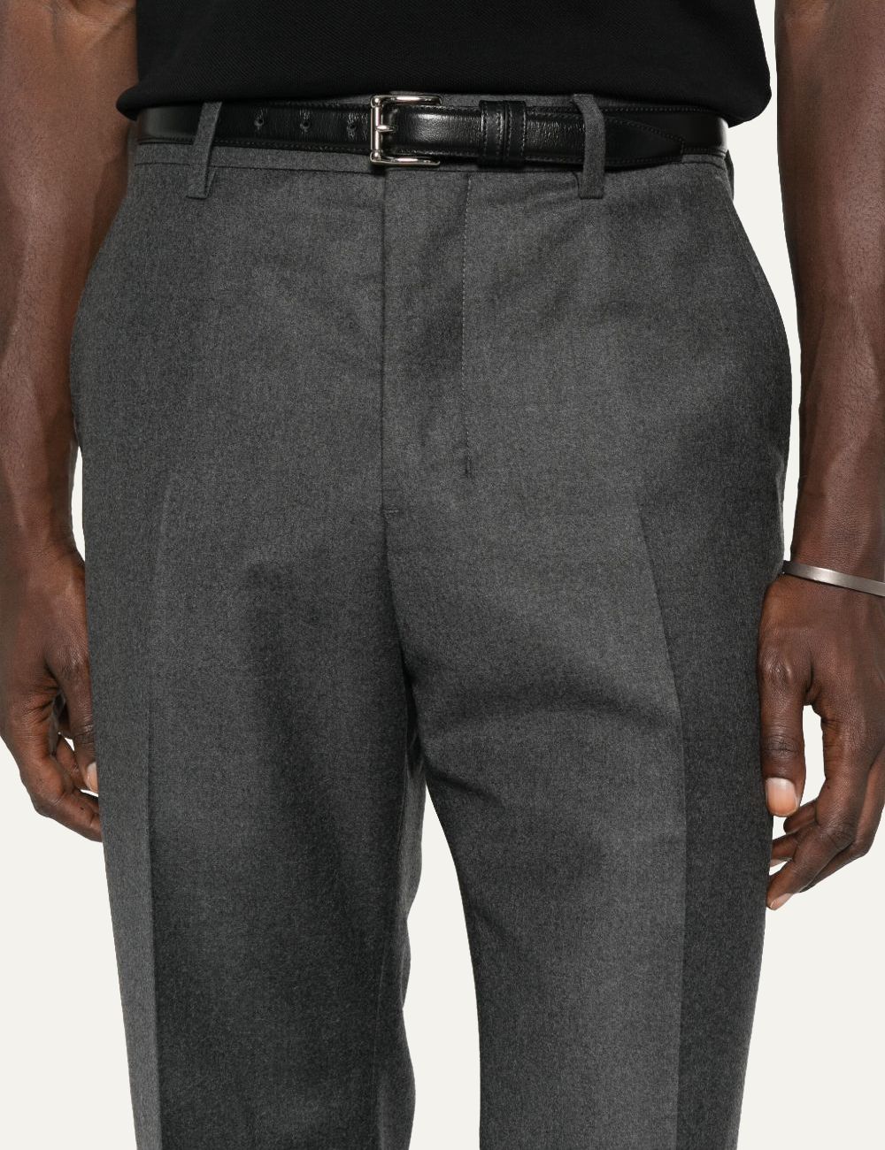 AMI STRAIGHT TROUSERS