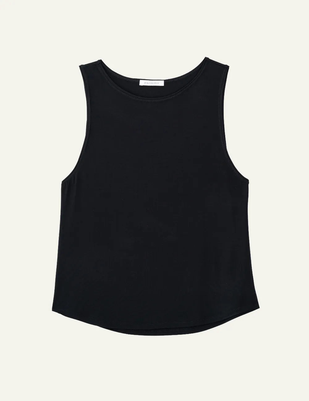 PHILOSOPHY CROPPED TOP BLACK