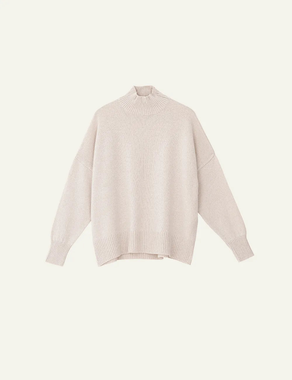 PHILOSOPHY TURTLENECK SWEATER BEIGE MELANGE