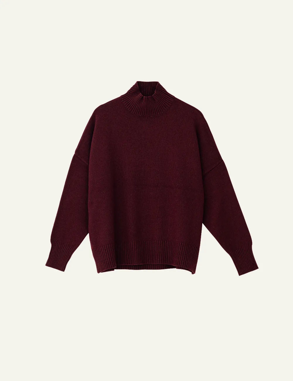 PHILOSOPHY TURTLENECK SWEATER BORDEAUX