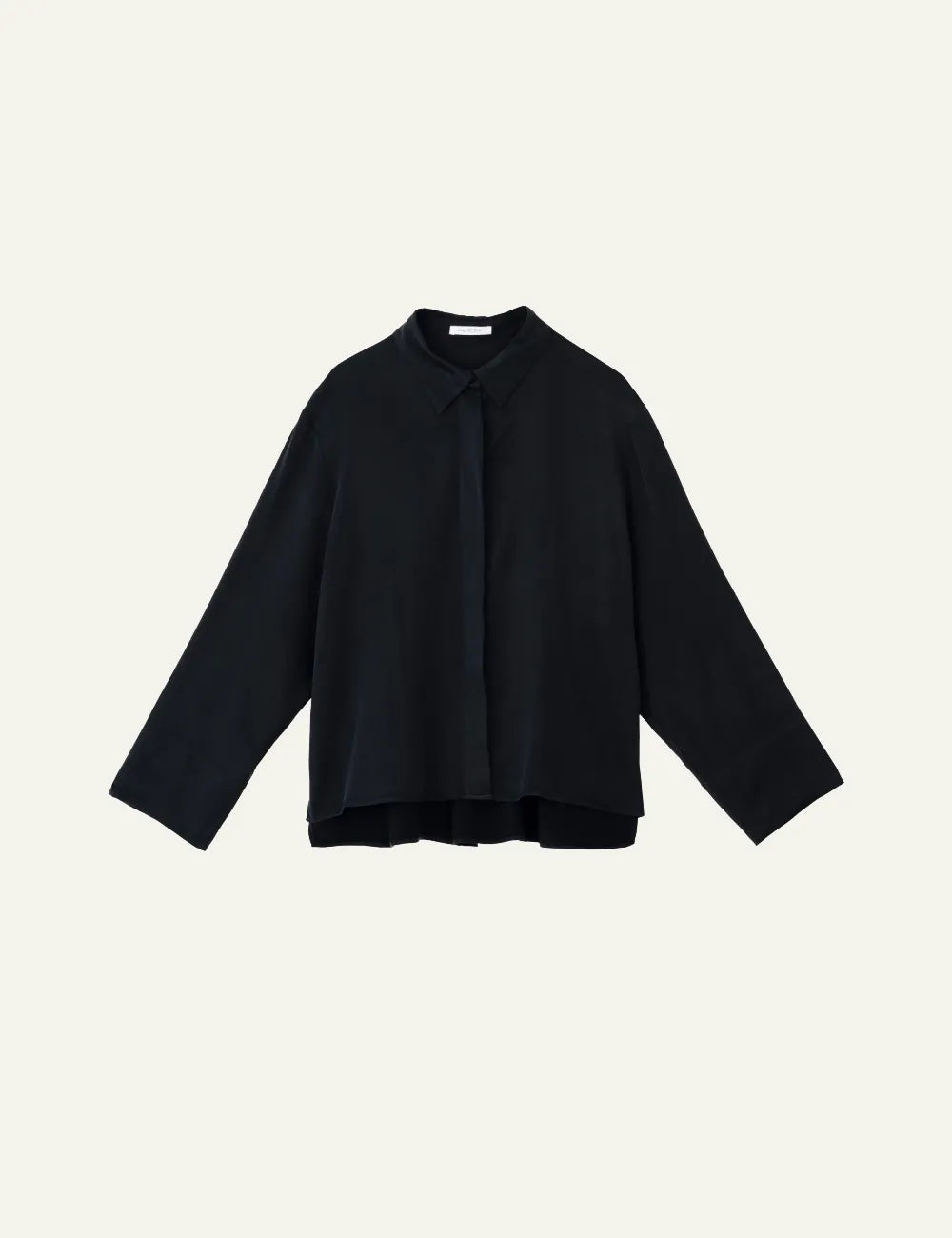 PHILOSOPHY CROPPED SHIRT BLACK
