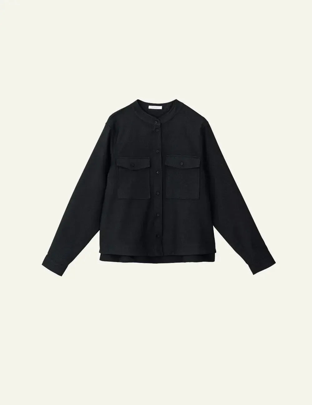 PHILOSOPHY CROPPED SHIRT BLACK