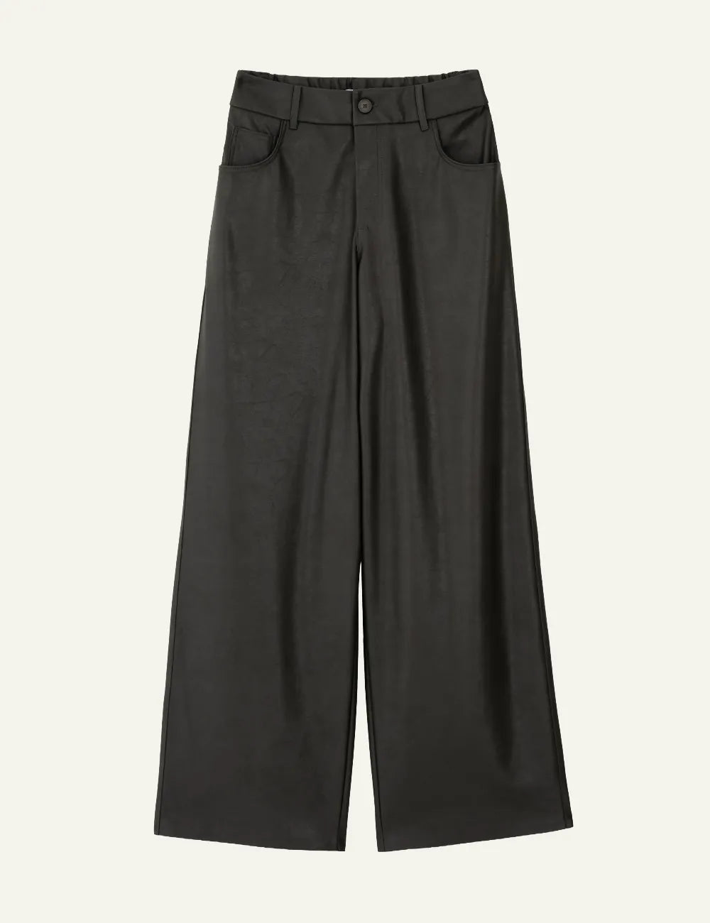 PHILOSOPHY WIDE LEG PANTS DARK KHAKI