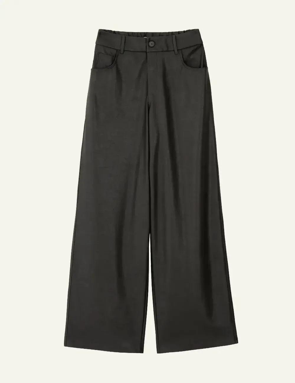 PHILOSOPHY WIDE LEG PANTS DARK KHAKI