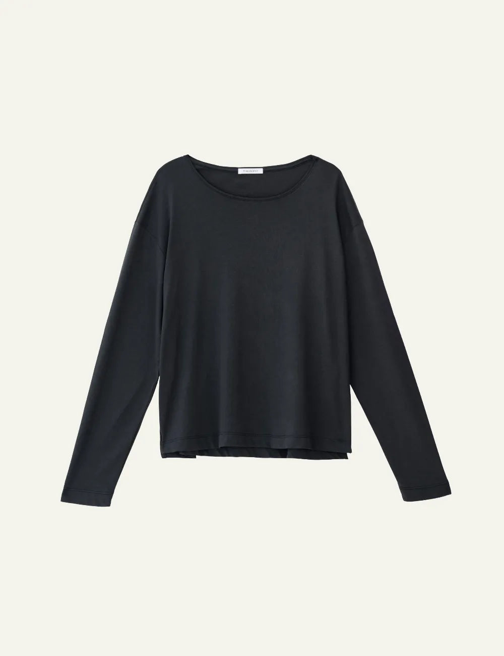 PHILOSOPHY CROPPED TOP GRAPHITE