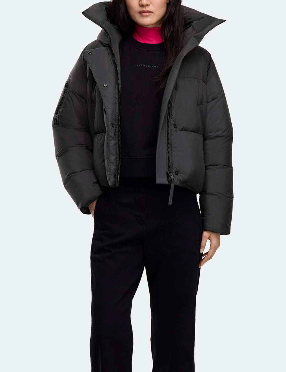 CANADA GOOSE CHILLIWACK AVIATOR BOMBER BLACK