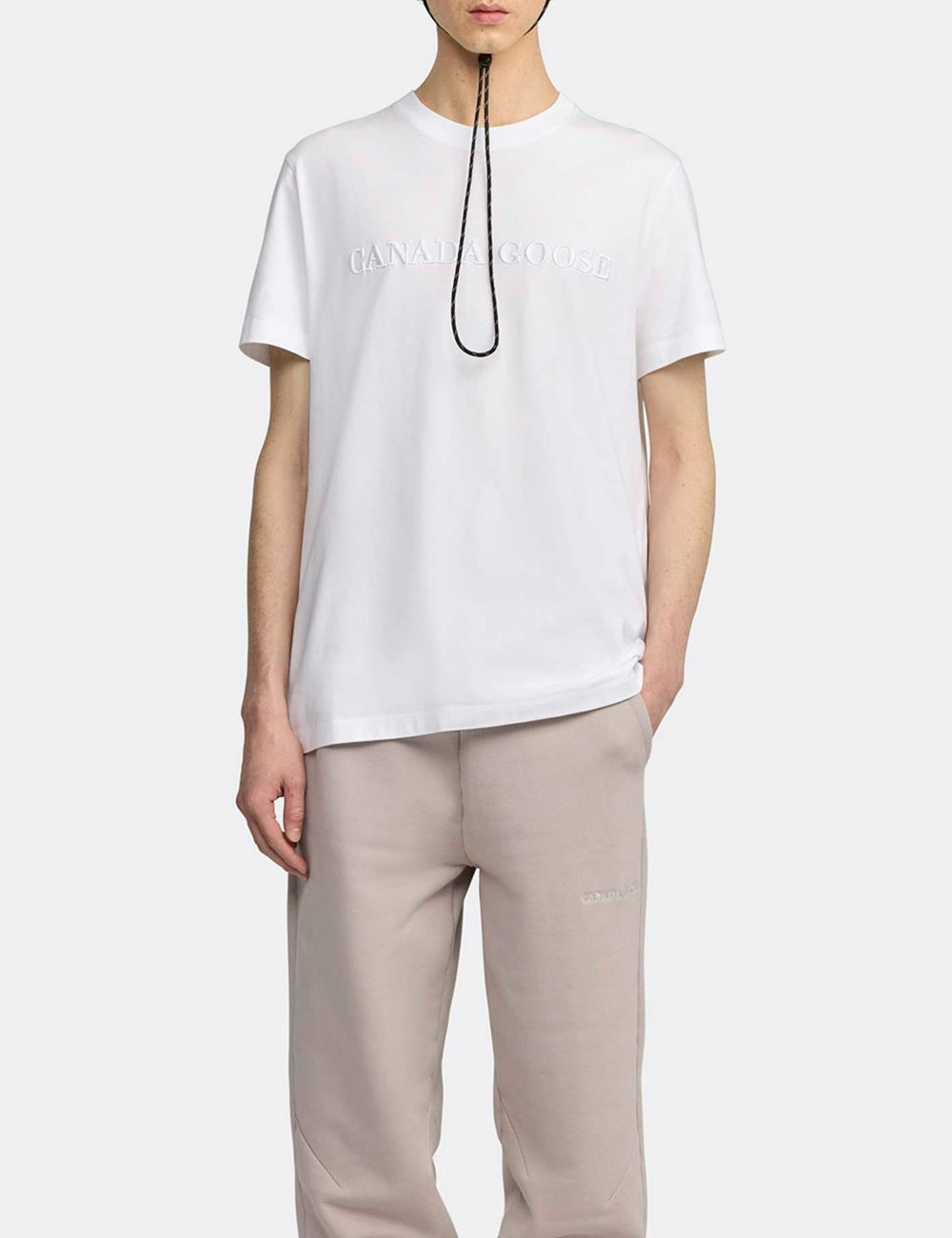 CANADA GOOSE EMERSEN T-SHIRT EMBR WORDMARK