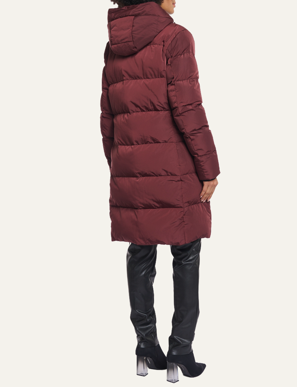 RINO PELLE JADE COAT CHOCOLATE BEAN