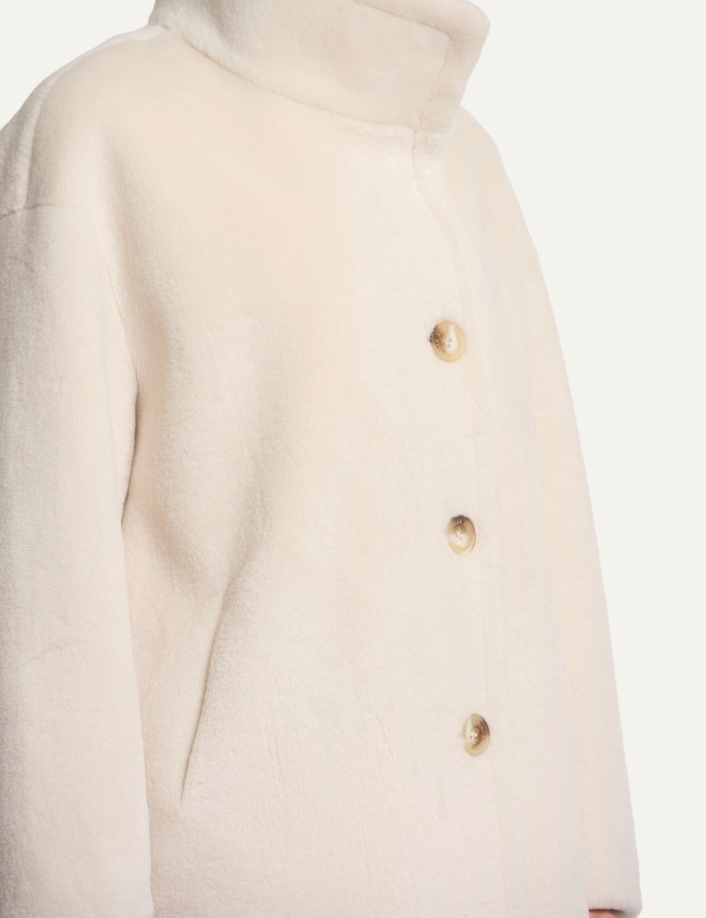 RINO PELLE CILOU COAT BIRCH