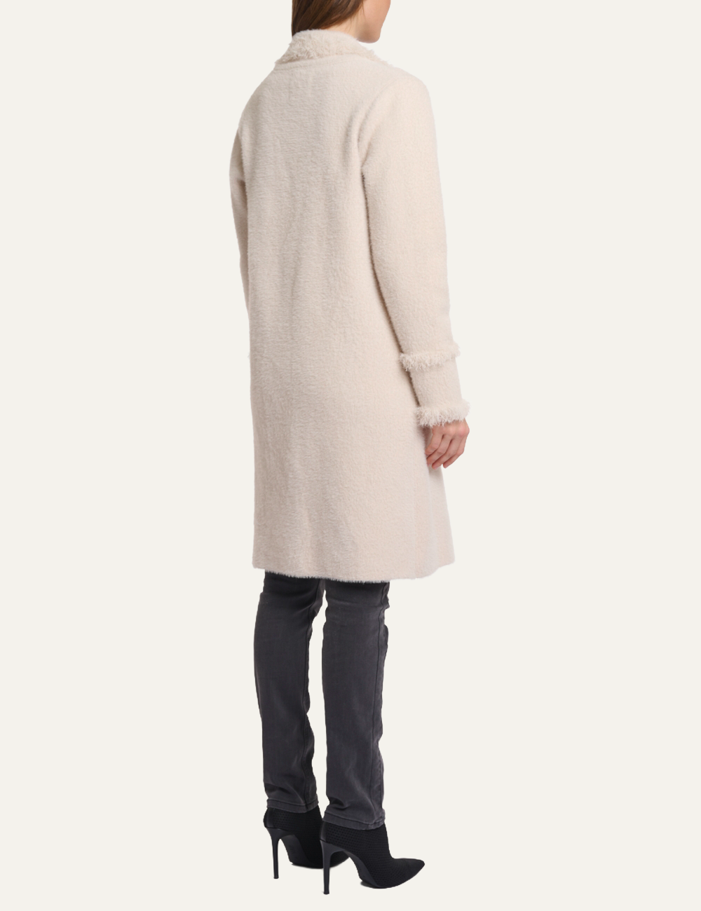 RINO PELLE CATENA CARDIGAN PALE