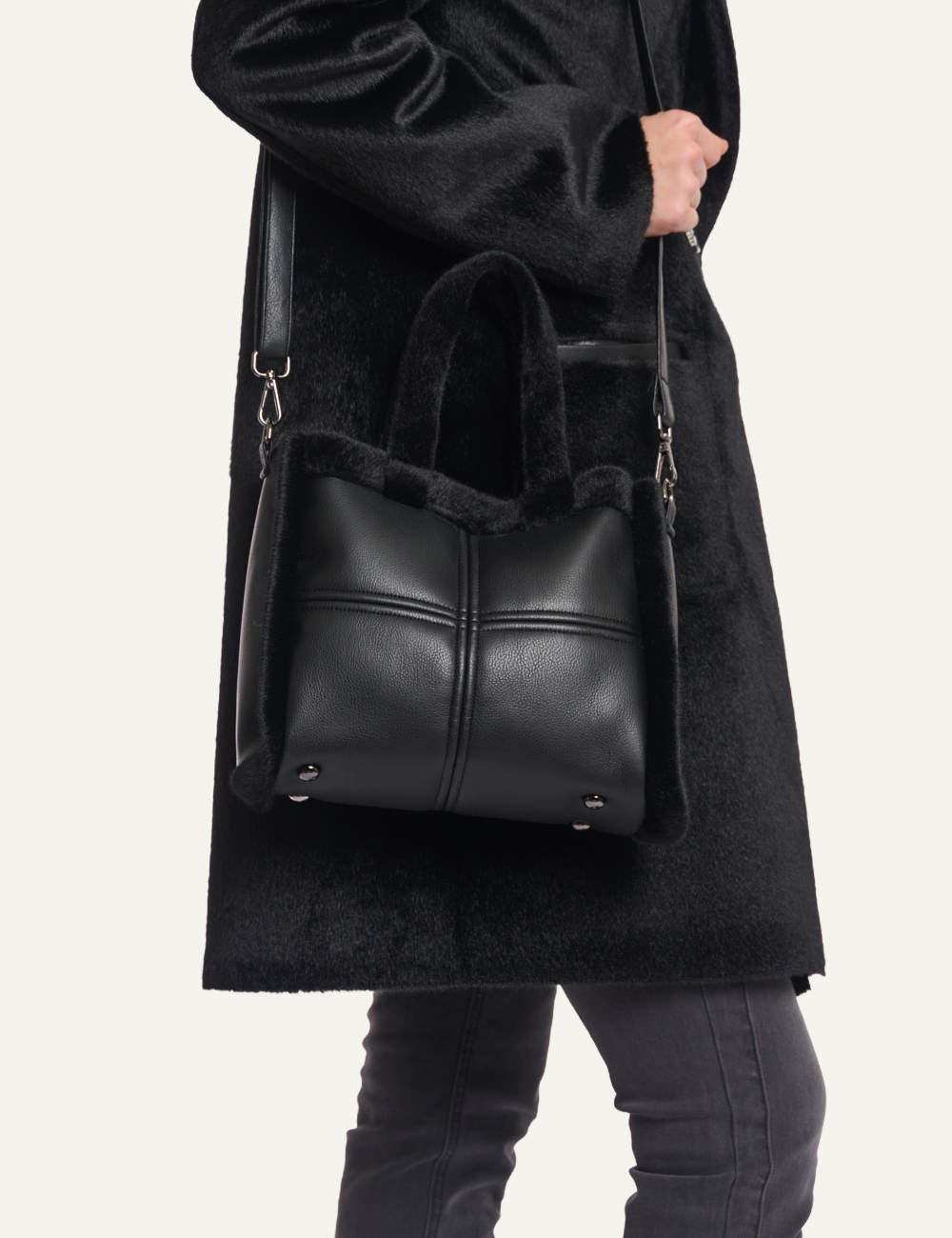 RINO PELLE JASHA BAG BLACK