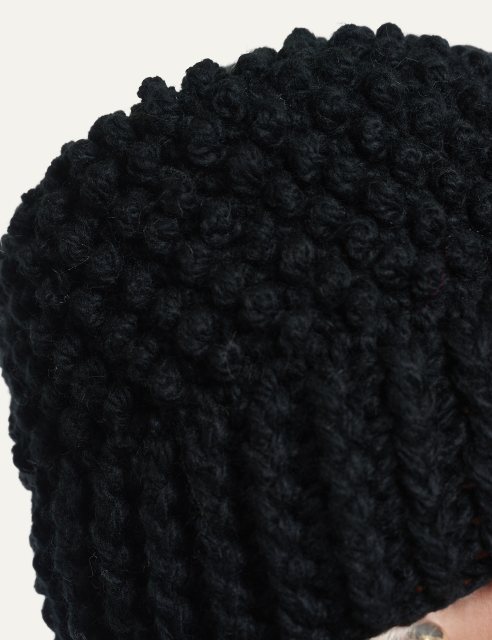 RINO PELLE KEVINA BEANIE BLACK