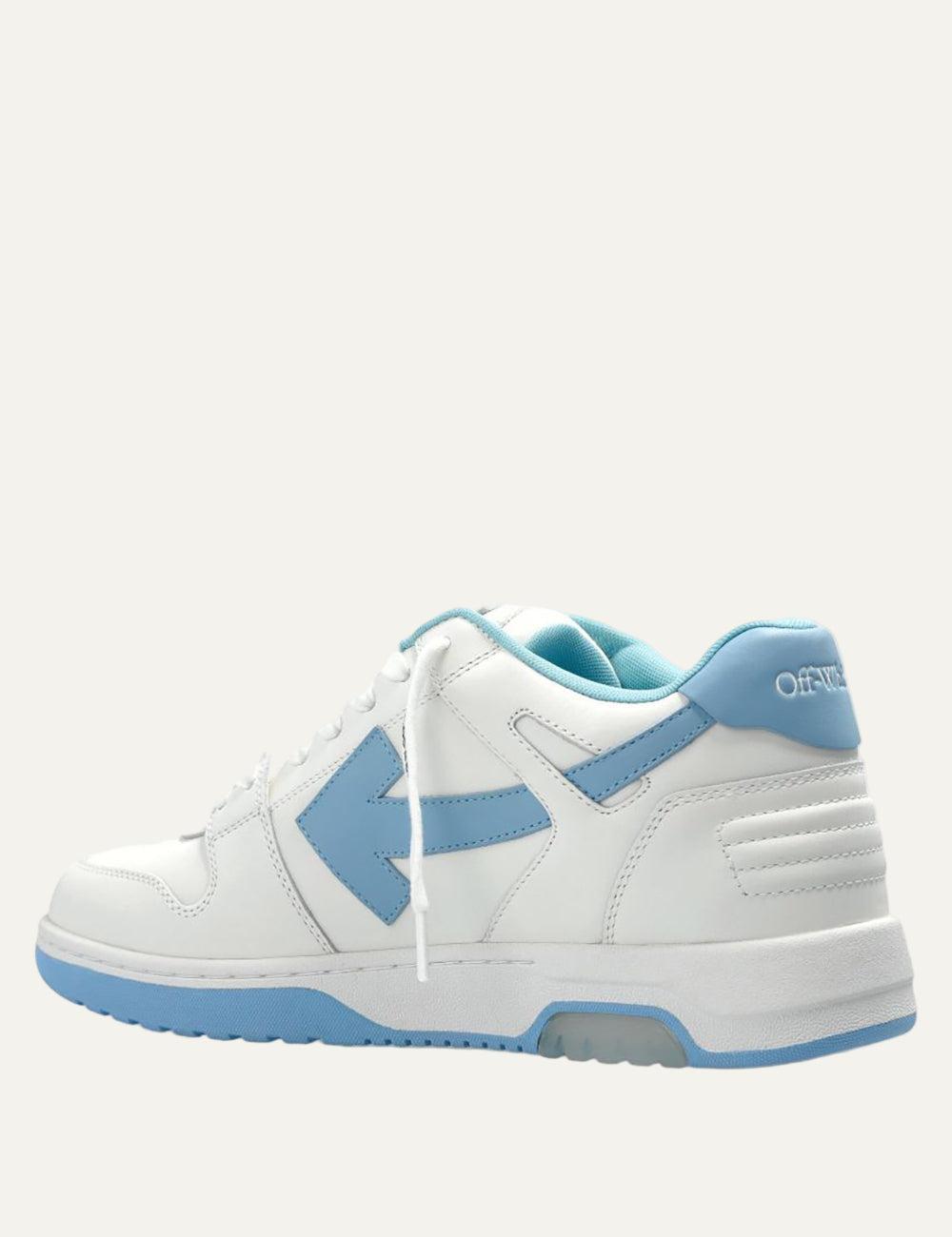 OFF WHITE OUT OF OFFICE CALF LEATHER LIGHT BLUE