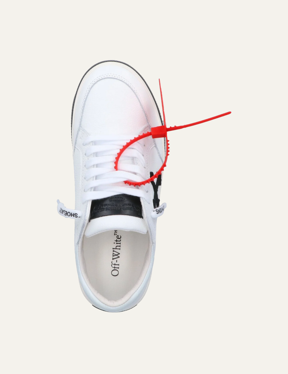 OFF WHITE VULC LOW CALF WHITE/BLACK