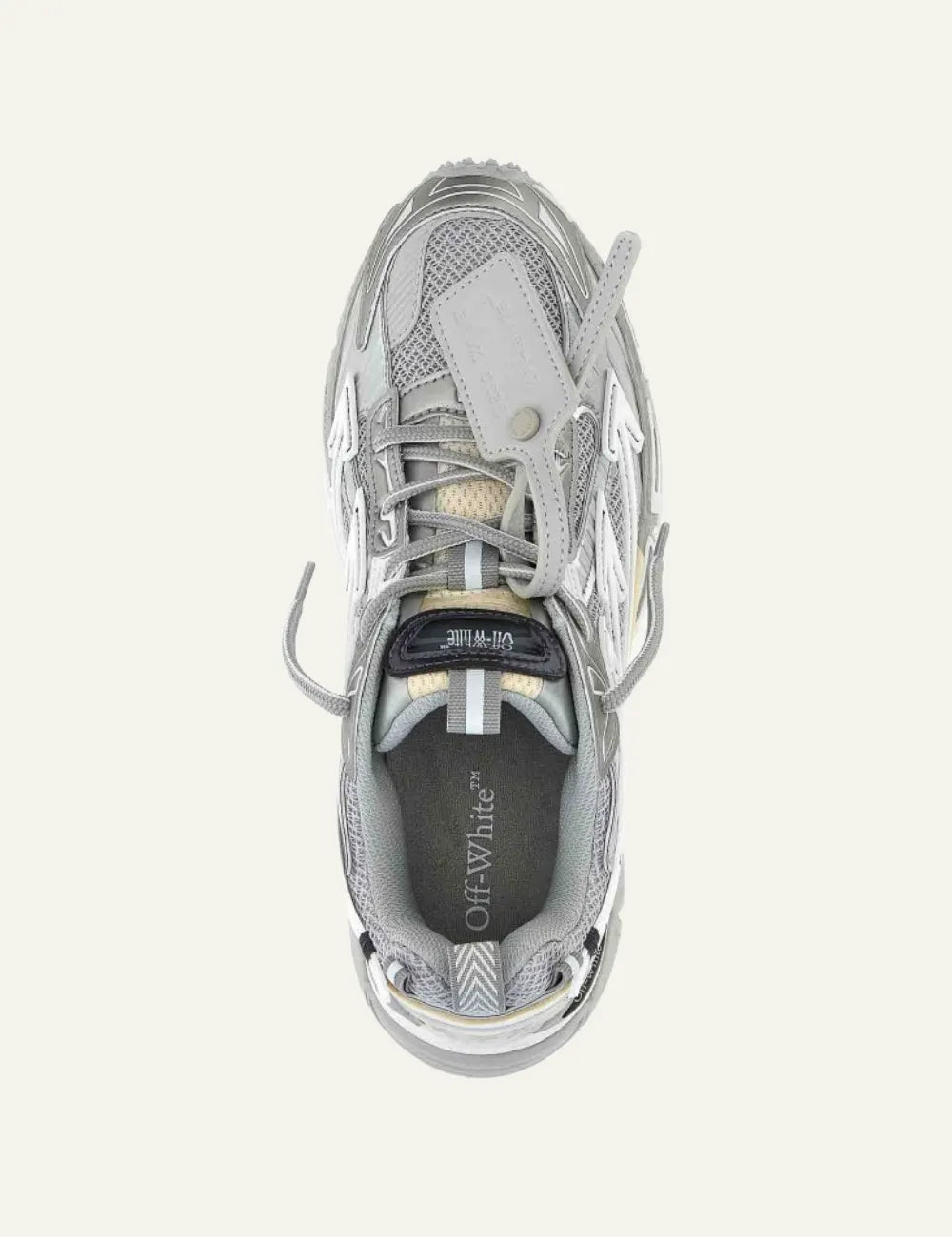 OFF WHITE OW BE RIGHT BACK MESH SILVER