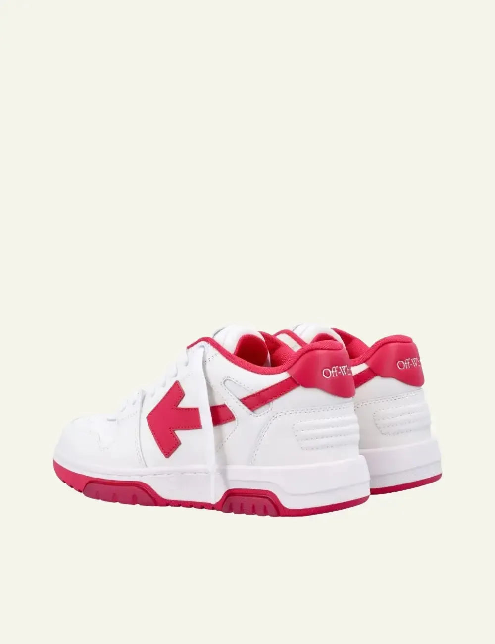 OFF WHITE OUT OF OFFICE CALF LEATHER FUCHSIA