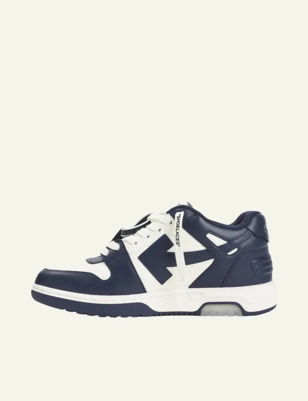 OFF WHITE OUT OF OFFICE CALF LEATHER PETROL BLUE