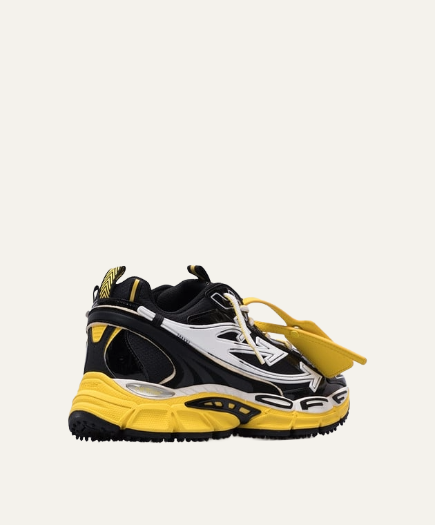 OFF WHITE OW BE RIGHT BACK BLACK- LEMON YELLOW