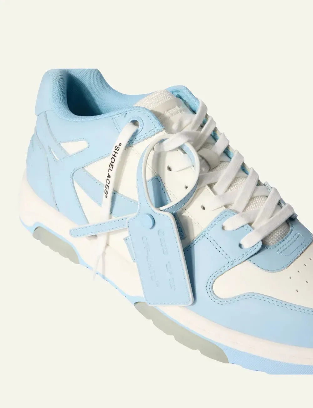 OFF WHITE OUT OF OFFICE CALF WHITE/LIGHT BLUE