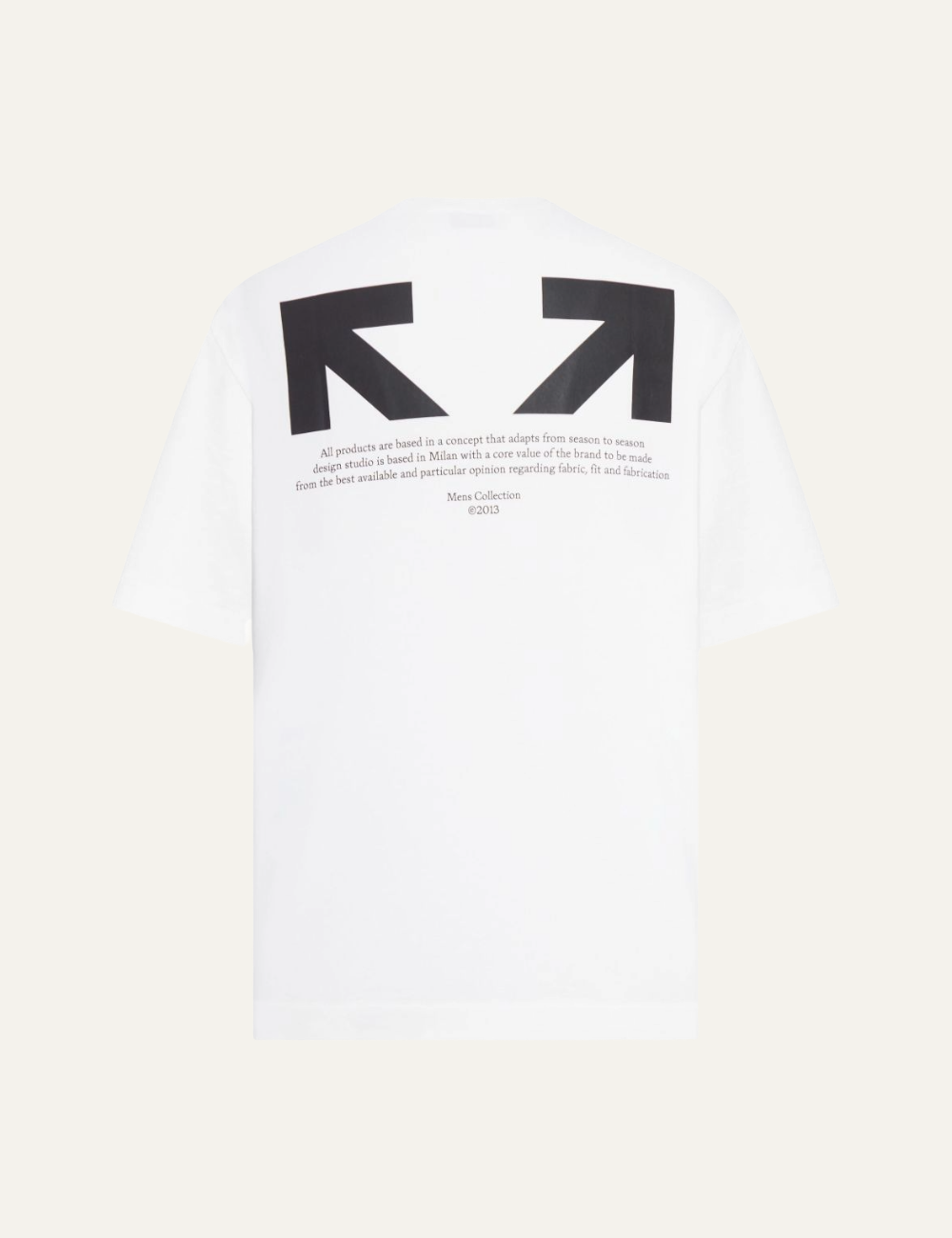 OFF WHITE HALF ARROW SKATE S/S TEE