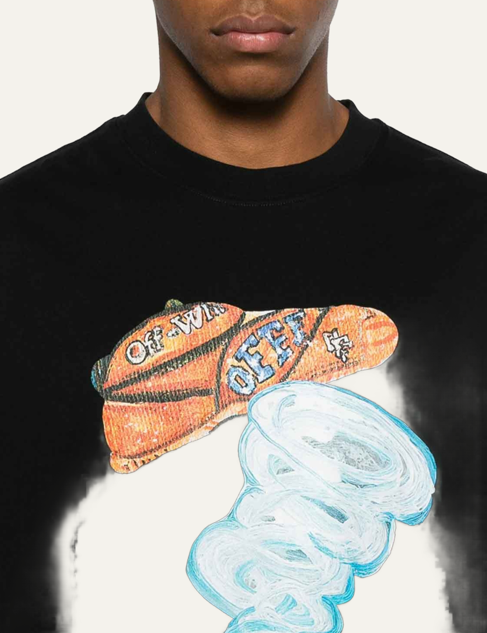 OFF WHITE SHIMADA DIAG SKATE S/S TEE