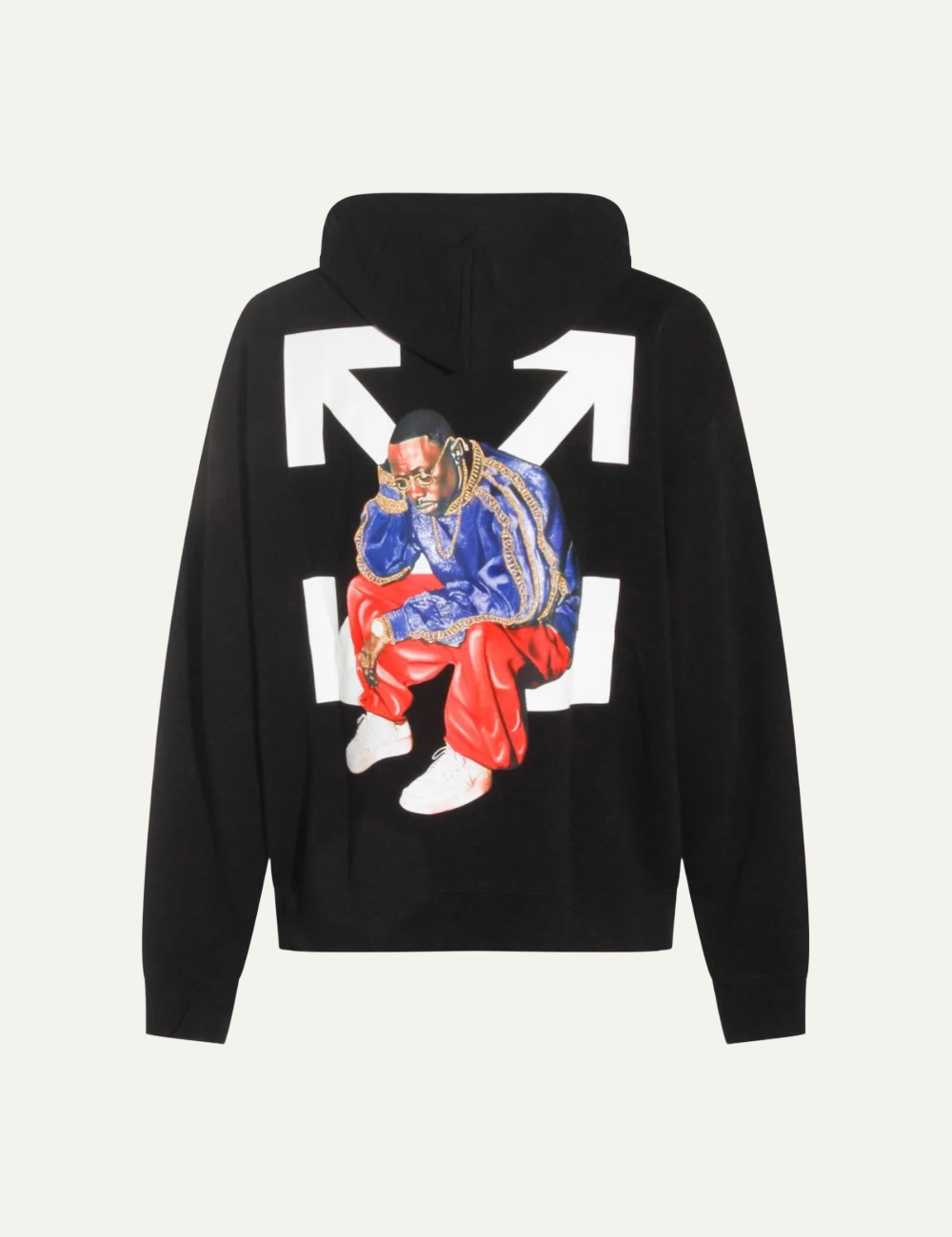 OFF WHITE THINKMAN ARROW SKATE HOODIE BLACK