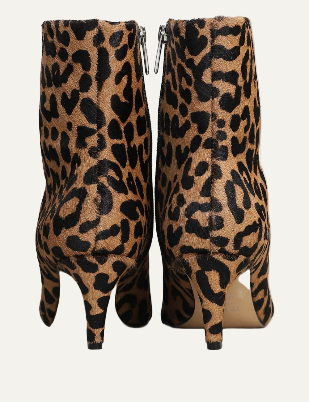 CARRANO LEATHER LEOPARD BOOTIES