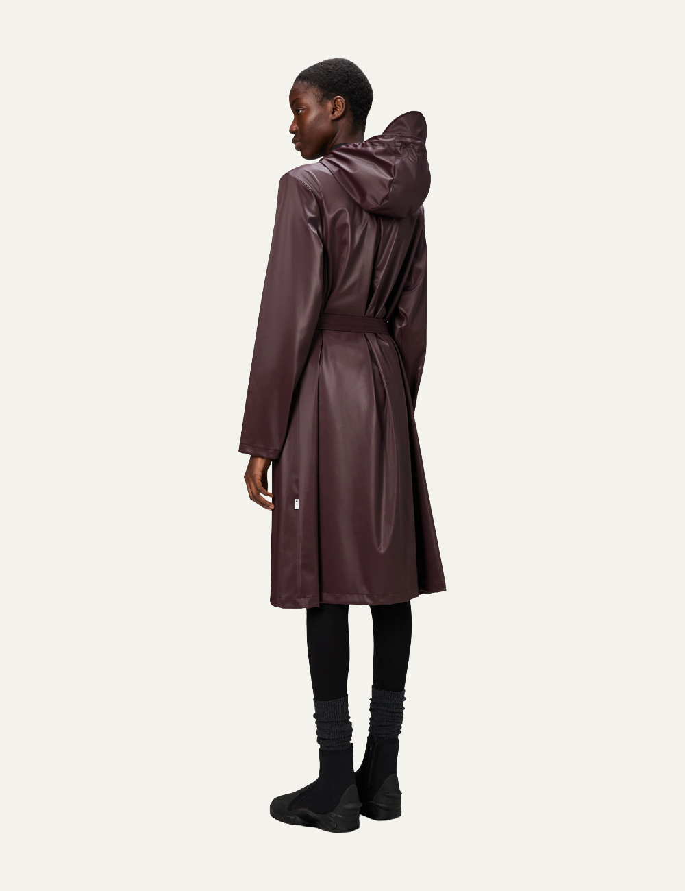 RAINS A-Line Longer Jacket W3 Depth