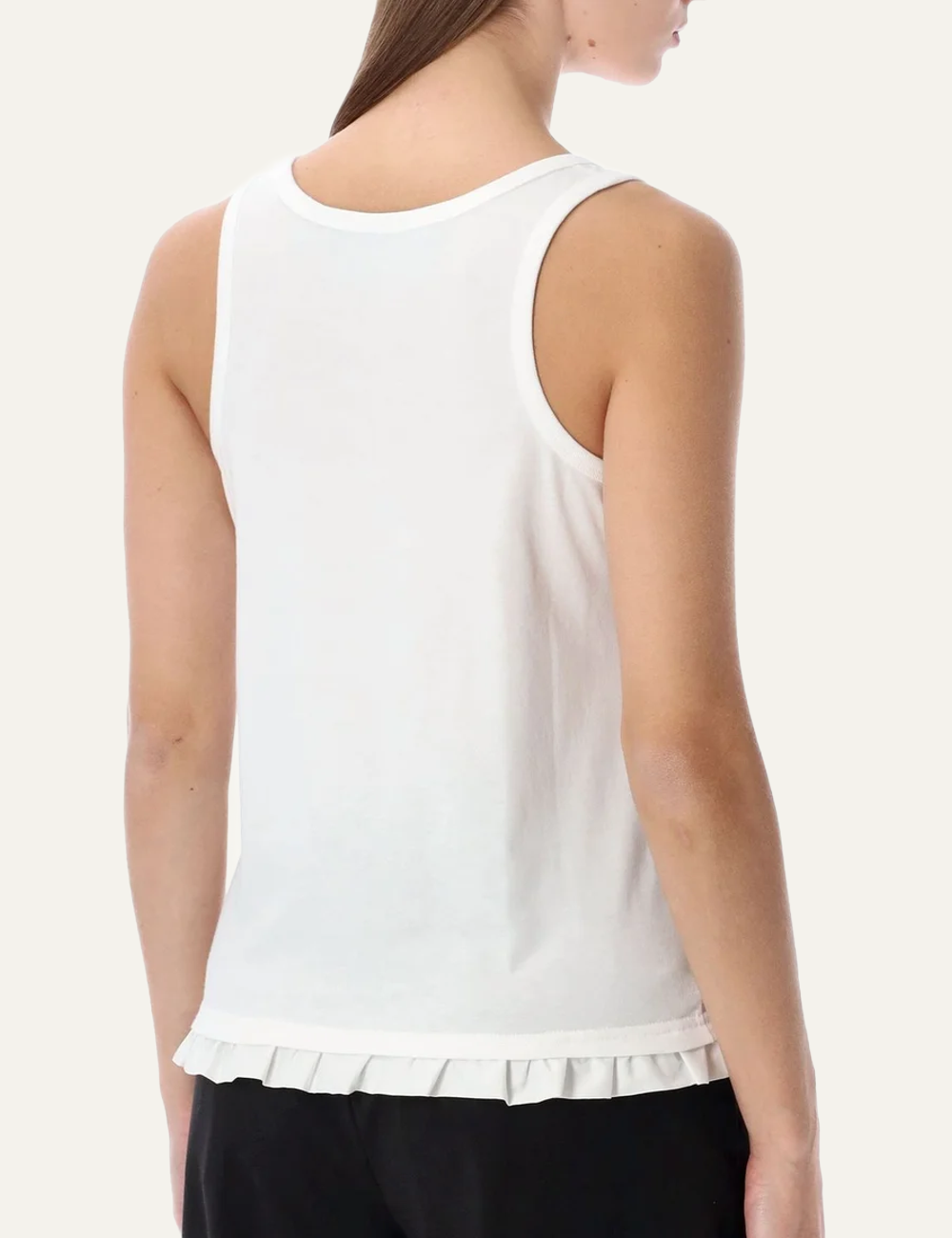 ROTATE RUFFLE HEM TANK TOP