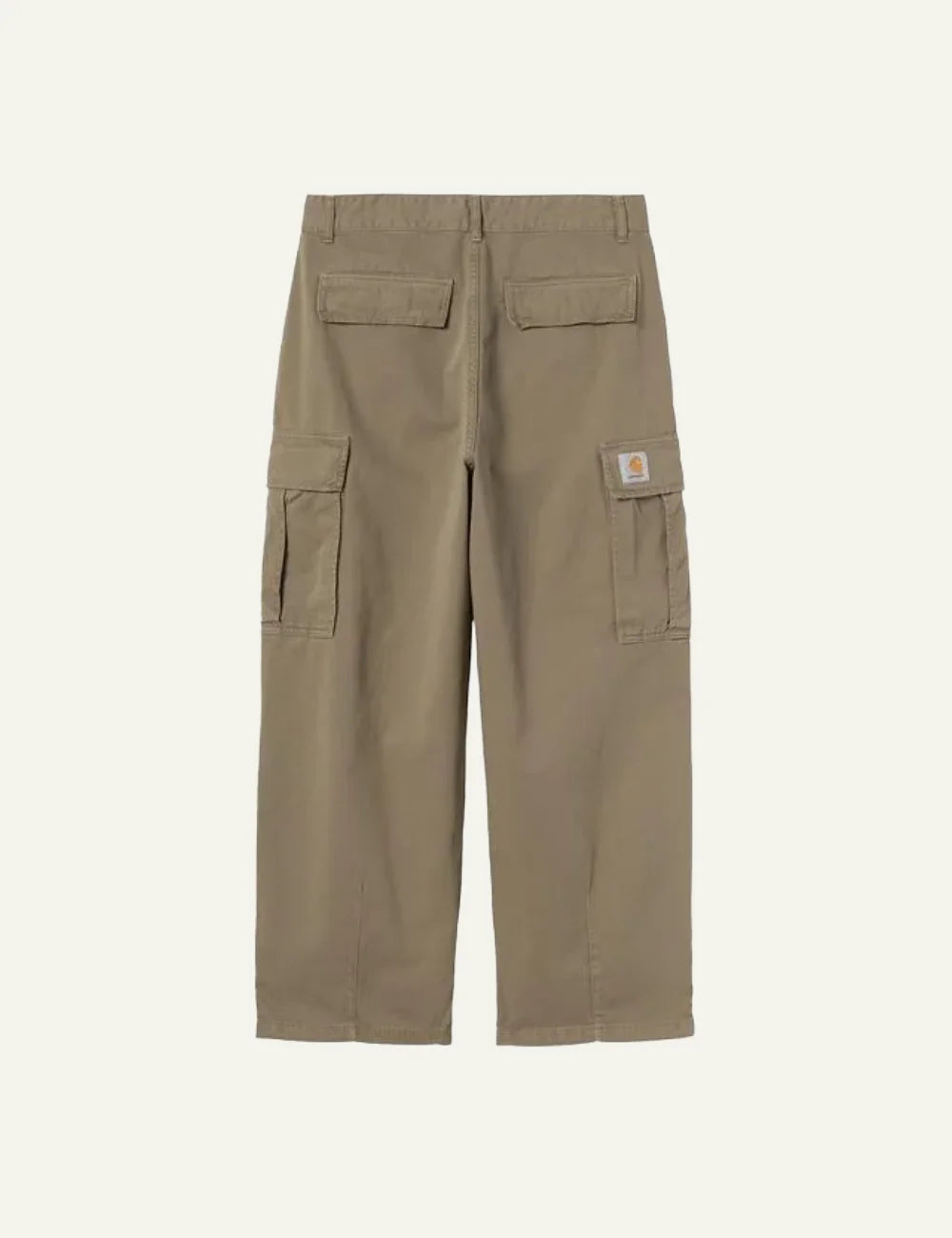 Ανδρικό Carhartt WIP Cole Cargo Pant σε Moraga twill, relaxed fit με low crotch, layered knees και utility pockets, studio product back view shot.