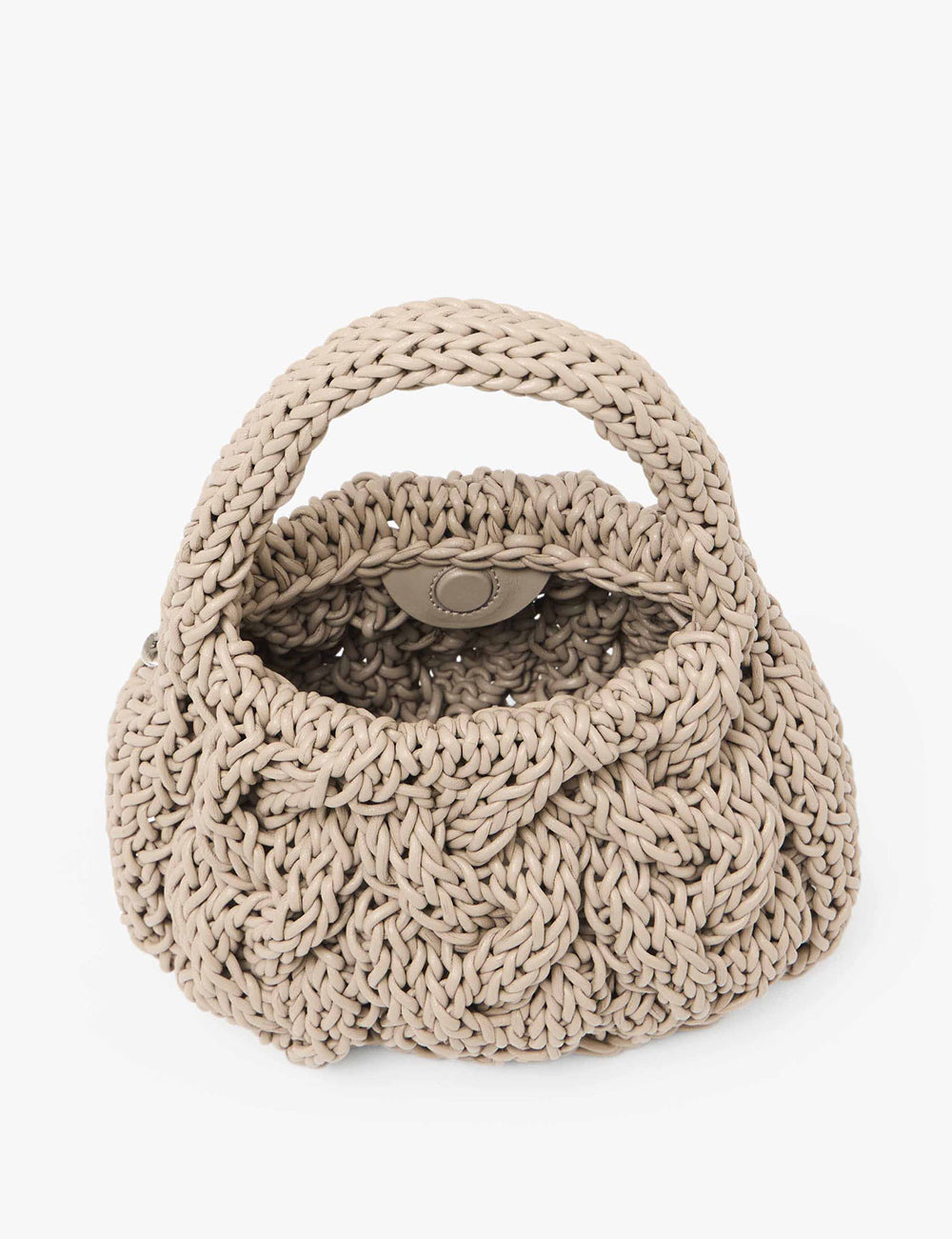 JWANDERSON SMALL CABLE KNIT BAG